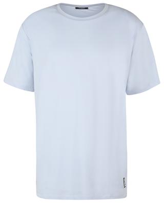 Short-sleeved oversize T-shirt with logo print in the back BALMAIN