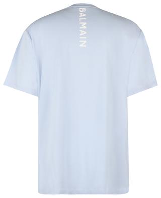 Short-sleeved oversize T-shirt with logo print in the back BALMAIN