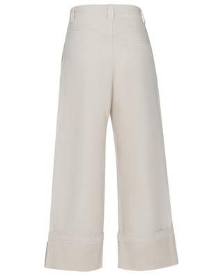 Cropped high-rise wide-leg jeans with turn-ups MONCLER GENIUS 1952