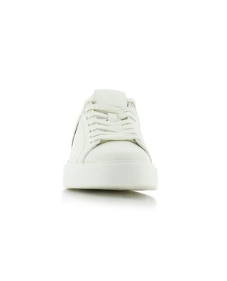 B-Court embossed smooth leather lace-up low-top sneakers BALMAIN