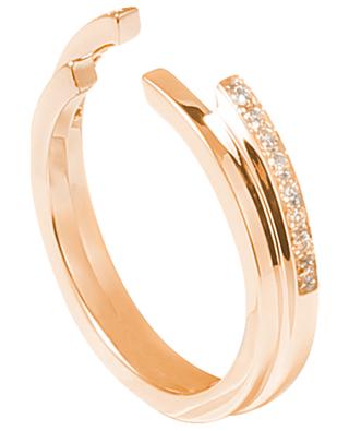 Double Fragment rose gold and diamond ring SIBYLLE VON MUNSTER