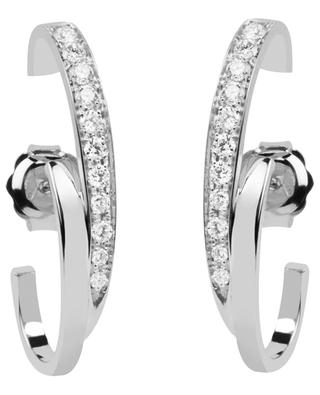 Volute white gold and diamonds stud earrings SIBYLLE VON MUNSTER