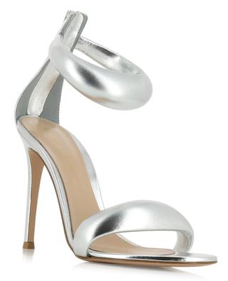 Bijoux 105 heeled metallic leather sandals GIANVITO ROSSI
