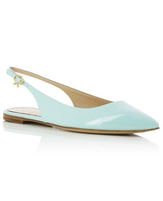 Ribbon Sling 05 slingback ballet flats in patent leather GIANVITO ROSSI