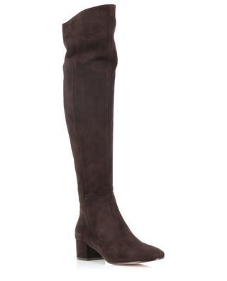 Rolling Mid Boot 55 in suede with block heel GIANVITO ROSSI