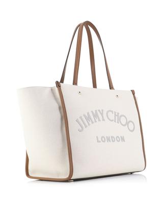 Varenne fabric and leather tote bag JIMMY CHOO