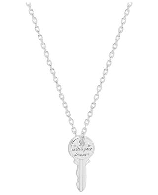 Unlock Your Dreams silver key charm necklace ESTELLA BARTLETT