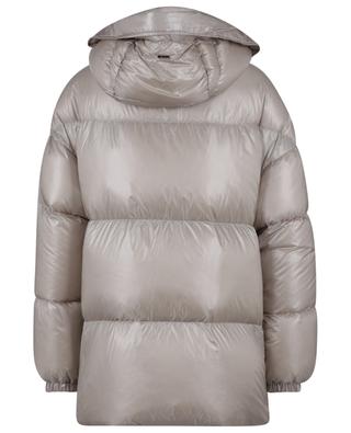 Nylon Ultralight hooded oversize puffer jacket HERNO