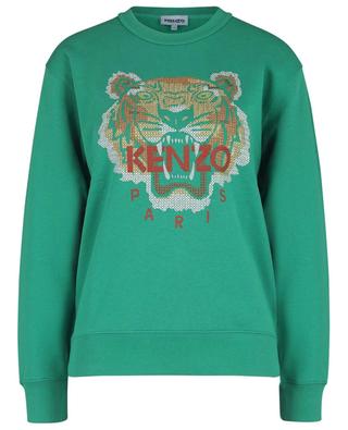 Tiger Cross Stitch crewneck sweatshirt KENZO