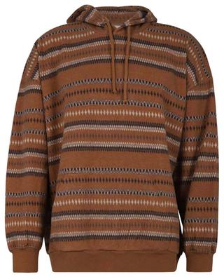 Gestreiftes Sweatshirt aus Baumwolle Oversized Hoodie UNIVERSAL WORKS