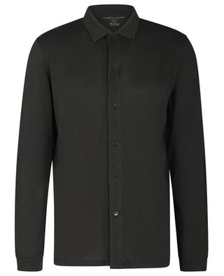 Cotton and cashmere long-sleeved shirt MAJESTIC FILATURES