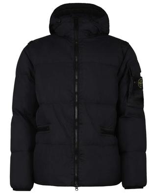 Doudoune à capuche 4023 Garment Dyed Crinkle Reps R-NY Down STONE ISLAND