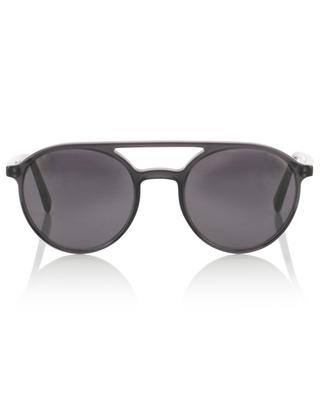 The Independent Shiny Black acetate sunglasses VIU