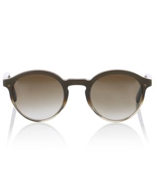 The Sharp Ash Brown Shiny round sunglasses VIU