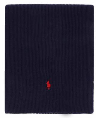 Pony embroidered wool scarf POLO RALPH LAUREN