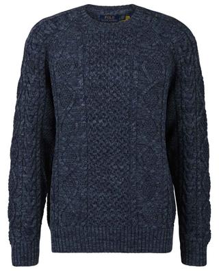 Cotton round neck cable knit jumper POLO RALPH LAUREN