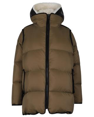 Shearling lined hooded parka Y SALOMON ARMY