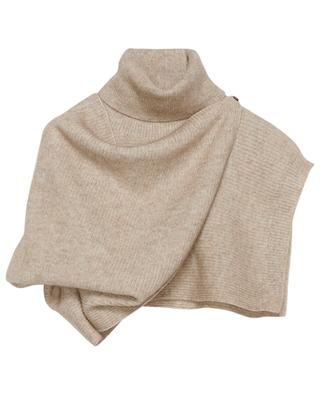 Asymmetric knit poncho with turtleneck FABIANA FILIPPI