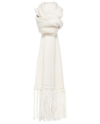 Merinowool rib knit scarf FABIANA FILIPPI