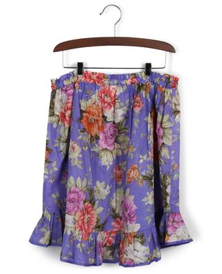 Pattie Flounce floral girl's short skirt ZIMMERMANN