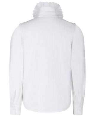 Organic cotton jacquard ruffled blouse SEE BY CHLOE