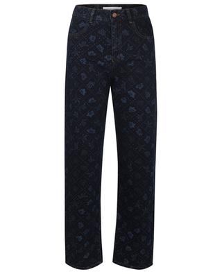 Stevie printed organic cotton tapered jeans SEE BY CHLOE