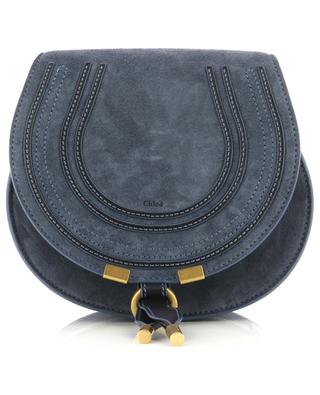 Marcie Small suede and grained leather shoulder bag CHLOE