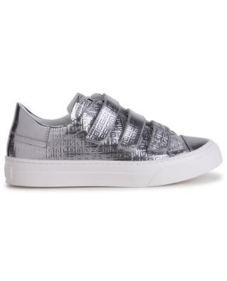 4G children's Velcro metallic leather low-top sneakers GIVENCHY
