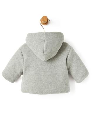 Hooded fleece baby jacket TEDDY & MINOU