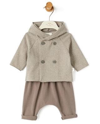 Baby jacket and trousers set in jersey TEDDY & MINOU