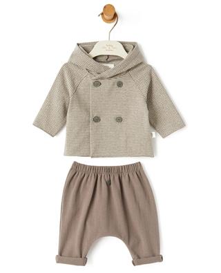 Baby jacket and trousers set in jersey TEDDY & MINOU