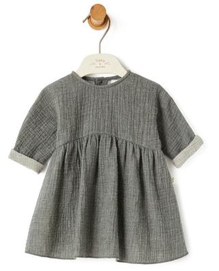 Babykleid aus Baumwollgaze TEDDY & MINOU