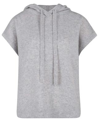 Cashmere short-sleeved hooded jumper HEMISPHERE