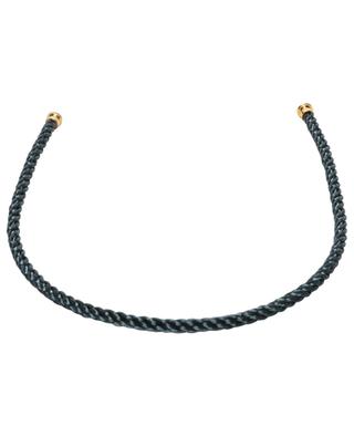 Force 10 LM steel and yellow gold bracelet cable FRED PARIS