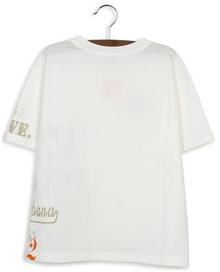 Life Is Good girl's embroidered and printed T-shirt DOLCE & GABBANA