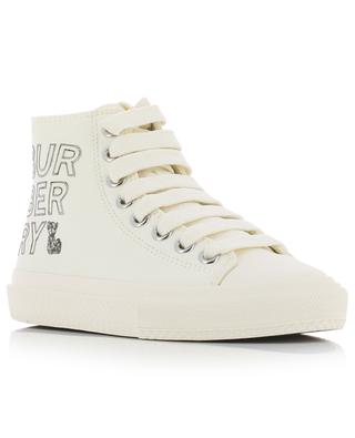 Mini Larkhall high-top boy's sneakers with print BURBERRY