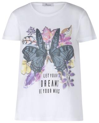 T-shirt en coton et modal Let Your Dreams Be Your Wings PRINCESS