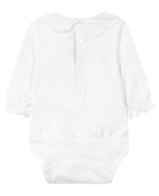 Long-sleeved baby body with embroidered collar TARTINE ET CHOCOLAT