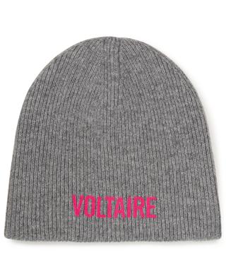 Logo embroidered girl's wool beanie ZADIG & VOLTAIRE