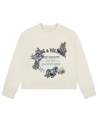 Mädchen-Sweatshirt mit Print ZADIG & VOLTAIRE