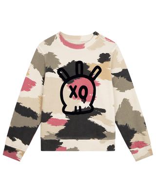 Jungen-Sweatshirt aus Baumwolle mit Print ZADIG & VOLTAIRE