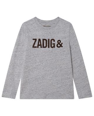 T-shirt à manches longues en coton garçon ZADIG & VOLTAIRE