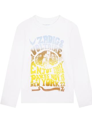 Langärmeliges Jungen-T-Shirt aus Baumwolle ZADIG & VOLTAIRE