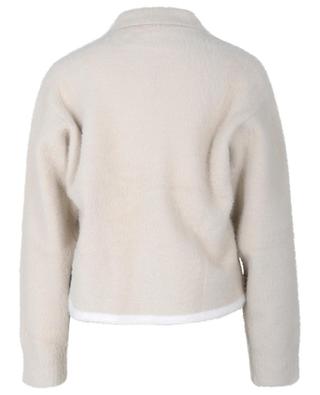 Neve long-sleeved fluffy knit polo shirt JACQUEMUS