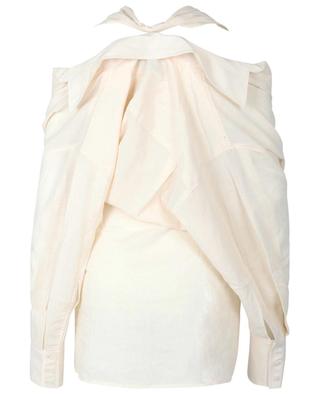 Agui draped cotton mini dress JACQUEMUS