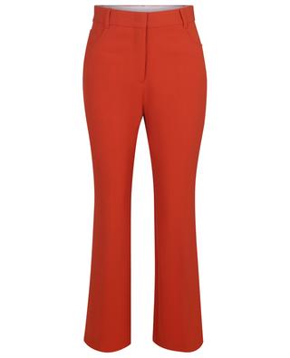 Flared cropped sustainable twill trousers STELLA MCCARTNEY