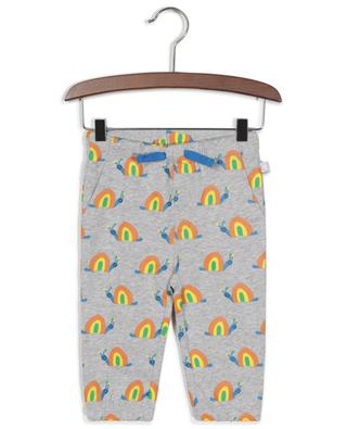 Rainbow Snails printed baby jogging trousers STELLA MCCARTNEY KIDS