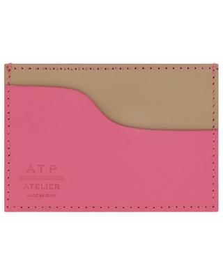 Vinci leather card holder ATP ATELIER