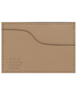 Vinci leather card holder ATP ATELIER