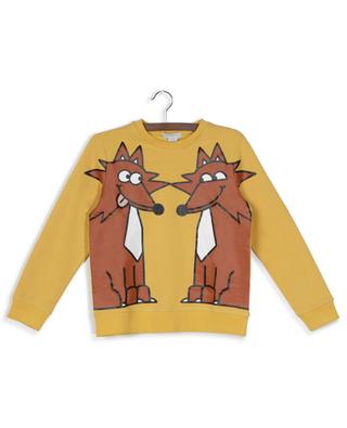 Double Fox children's crewneck sweatshirt STELLA MCCARTNEY KIDS